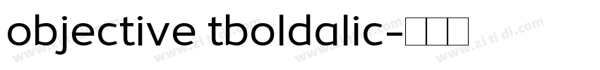 objective tboldalic字体转换